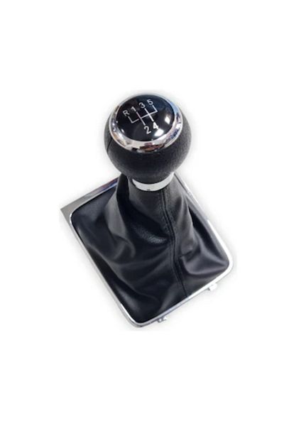 gkl Passat B6 2006-2011 Gear Knob & Bellow Nickeled 5 Forward 3C 0711113
