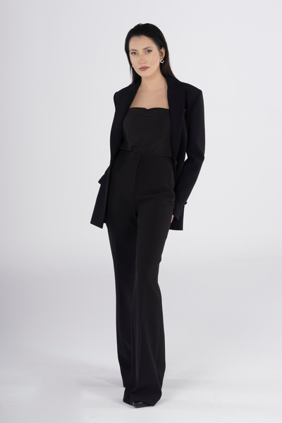 PEARL KREP KUMAŞ FLARE PANTOLON