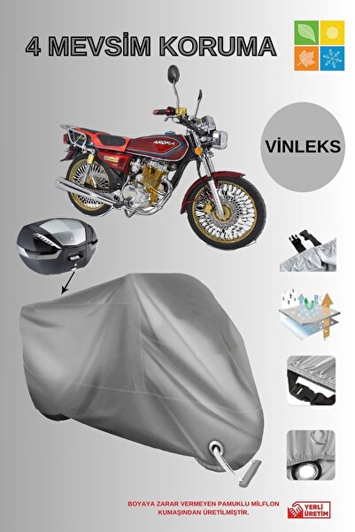 AutoEN Arora CG 100 Modifiye VİNLEKS (PREMİUM) ARKA ÇANTA KİLİT UYUMLU MOTOR ...