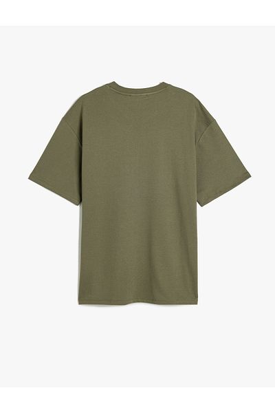 Koton KT - Basic Crew Neck Βαμβακερό κοντομάνικο μπλουζάκι Oversize