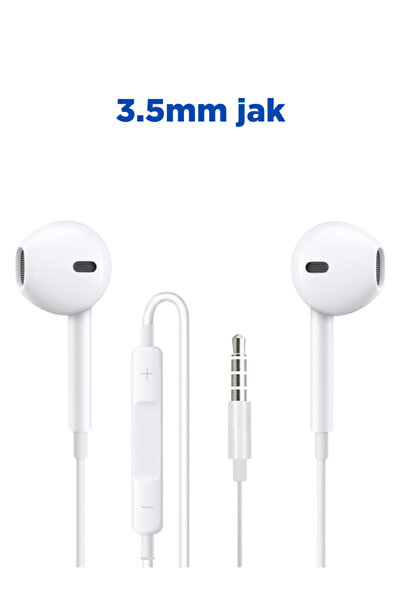 Tntech Kablolu Kulakiçi Jack Girişli Mikrofonlu Kulaklık 1.2m Tn-h01