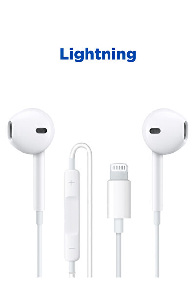 Tntech Kablolu Iphone Uyumlu Lightning Girişli Kulakiçi Mikrofonlu Kulaklık T...