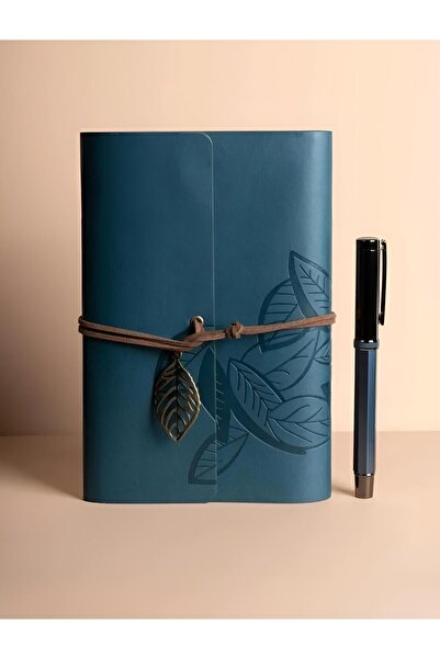 EXENET Premium Vintage Nostalgic Leather Cover Antique Notebook Memory Keepsa...