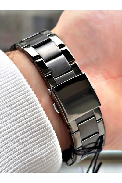 Ferrucci Function Çelik Kordon Füme Renk Erkek Kol Saati 3 Atm Su Geçirmez