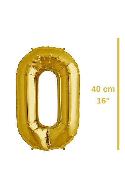 ikm balon Foil Balloon Letter O Helium Balloon 40 cm Gold Color - Letter O Balloon - Letter O Balloon