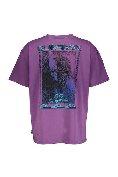 Quiksilver Πίσω Flash Ss Ανδρικό ροζ μπλουζάκι casual στυλ Eqyzt07605-pmp0