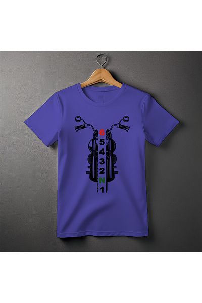 Ozzy Ψηφιακό μπλουζάκι Unisex Biker Pattern 1