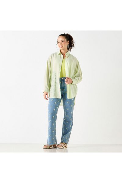 SP Characters Chr L Long Sleeve Oversized Shirt