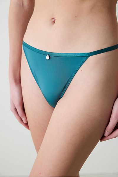 Penti Micro Lace brasilianisches dunkelgrünes Höschen