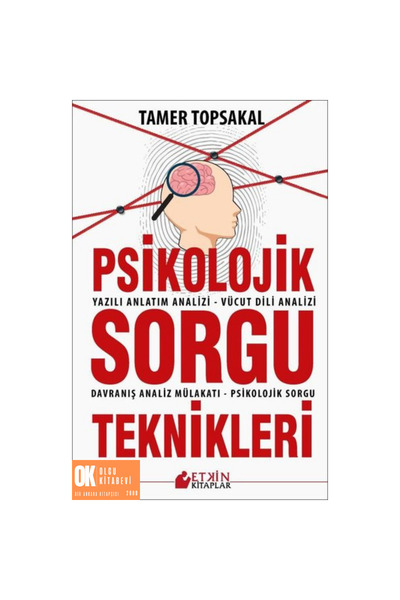Karınca Yayınları Psikolojik Sorgu Teknikleri ( yenilenmiş 2025 baskı) - Tame...