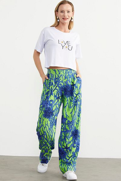 Sementa Tricou crop oversize alb
