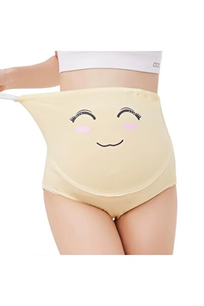 OEM Cotton maternity panties, yellow