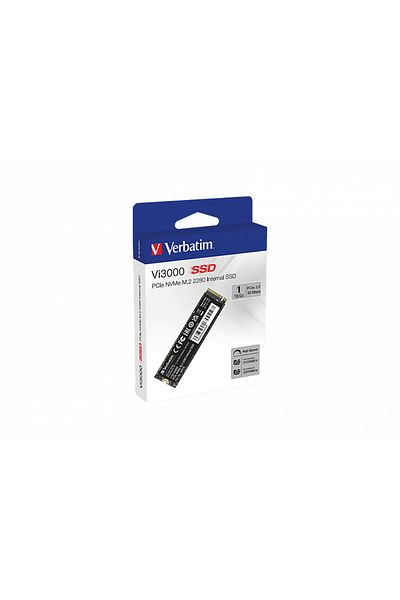 Verbatim SSD Verbatim Vi3000, 1TB, M.2, PCIe 3.0 x4 NVMe 1.3, 3D NAND TLC