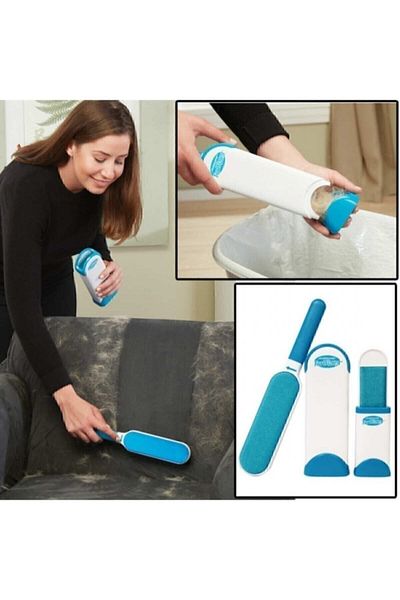 keyfisepet en keyifli sepet Magic Set of 2 Feather Hair Collector Comb Collecting Comb Cat Dog Brush Dust Cleaner