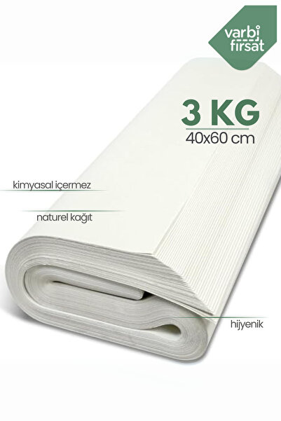 Varbifırsat 3 Kg 40x60 Tabak - Bardak Sarma Taşıma Taşınma Paketleme Kağıdı Hediye Paketi