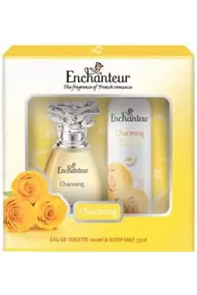 ENCHANTEUR مجموعة هدايا ساحرة (عطر 100 مل ورذاذ للجسم 100 مل)