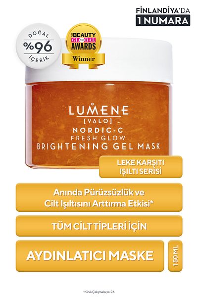 LUMENE Fresh Glow Brightening Gel Mask - Brightening Mask 150 ml