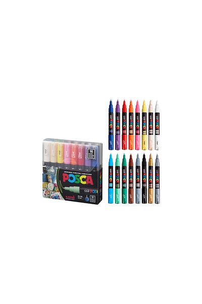 UNİ-BALL Uni Posca 0.7 Subazli 16 Painting Marker