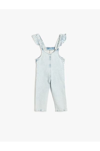 Koton Salopetă din denim cu bretele din bumbac