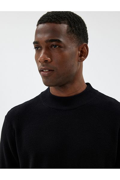Koton Crew Neck Knitwear Cotton Sweater - Basic Model
