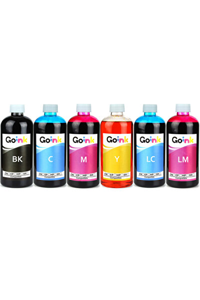 Baskistan Goink Epson L8050 108 Uyumlu 6x500 ml Mürekkep Seti
