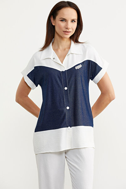 Sementa Denim Look Double Color Set - Ecru