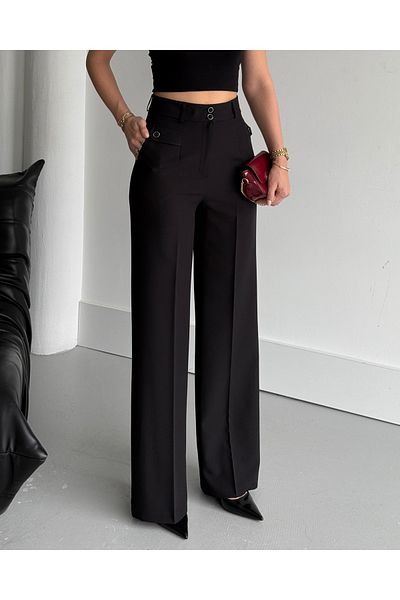 VUNTAL Double Button Stylish Trousers