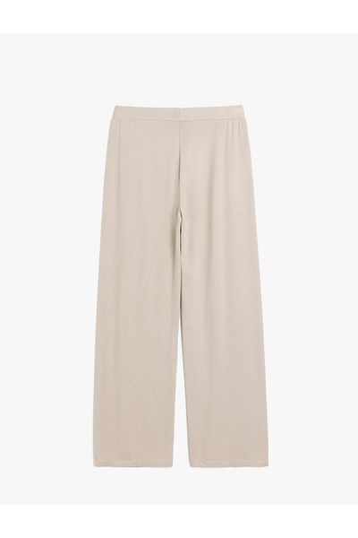 Koton Pantaloni de pijama largi din țesătură modal, cu potrivire confortabilă