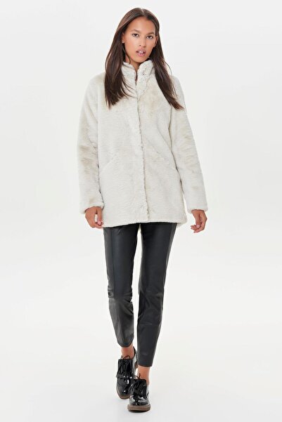 ONLY 15164600-22k Onlvıda Faux Fur Coat Otw Palton de blană pentru femei
