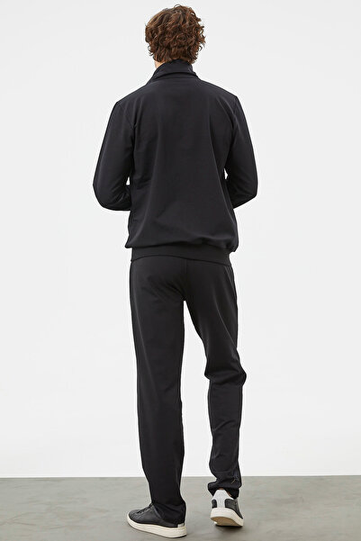 Sementa Φόρμα αθλητικής φόρμας με ριγέ λεπτομέρεια - Μαύρο