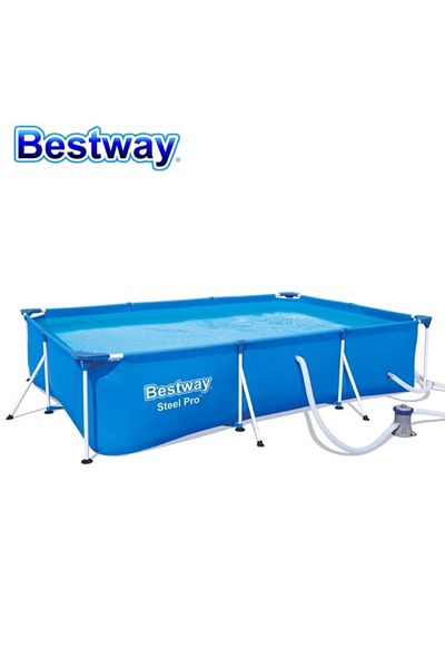 BESTWAY إطار رش فاخر (مع مضخة فلتر) 300X201X66 سم 26-56411