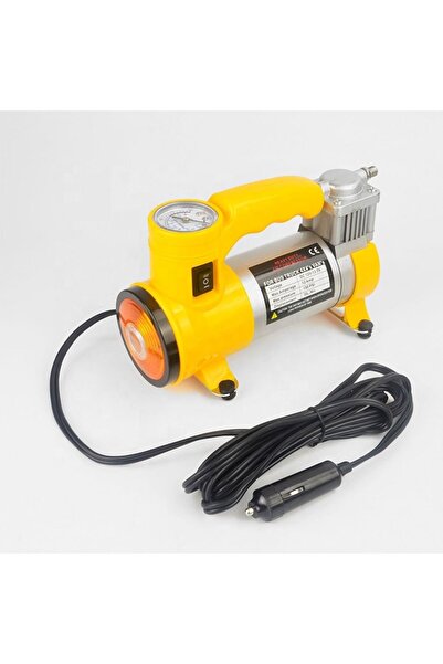 MOONSHOP Yeni Seri Çelik Gövde Pistonlu 12 V 145 Psi Dakikada 80 Lt Araç Araba Lastik Bot Şişirme Kompresörü