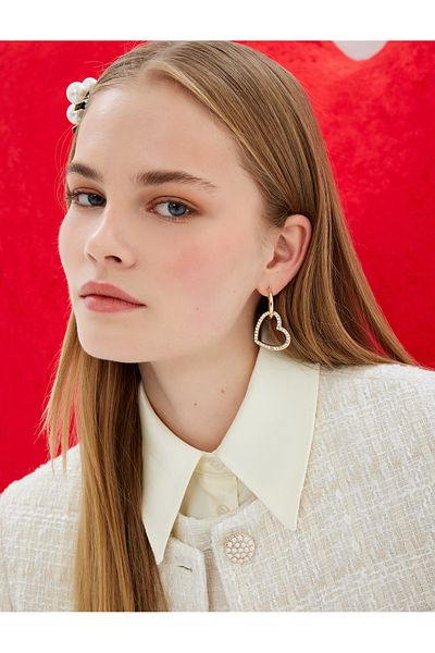 Koton Buttoned Long Sleeve Classic Lapel Satin Shirt