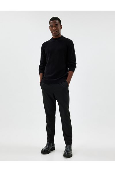 Koton Crew Neck Knitwear Cotton Sweater - Basic Model