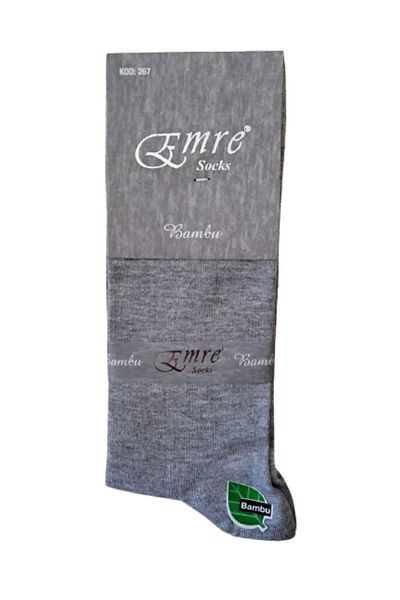 Abani Classic 12 чифта мъжки бамбукови чорапи Emre сиви