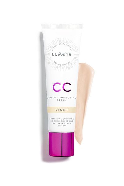 LUMENE CC Cream Shade Light-7 - Effective Color Balancing, CC Cream, SPF 20, Light