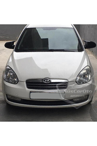 caralp Hyundai Accent Era 2006-2012 Batman Yarasa Ayna Kapağı Piano Black ABS...