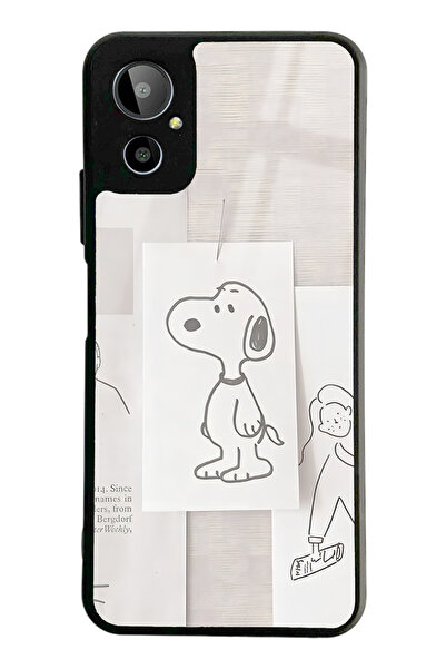 Spoyi Gm 23 SE Snoppy Tasarımlı Glossy Telefon Kılıfı