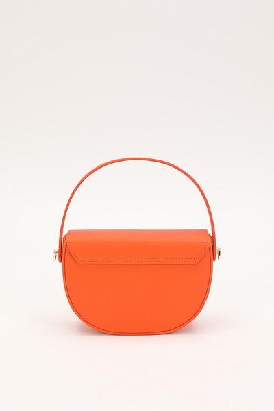 Levidor Orange Lock Closure Handbag