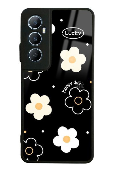 Spoyi Oppo Realme C65 Lucky Happy Day Tasarımlı Glossy Telefon Kılıfı