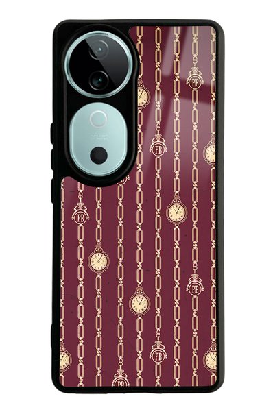 Spoyi Vivo V40 Peaky Blinders Wallpaper Design Glossy Phone Case
