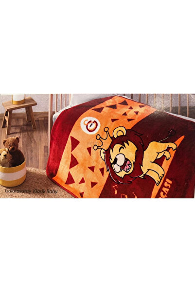 Taç Lisanslı Bebek Battaniye Galatasaray Klasik