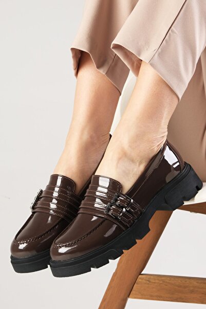 Mio Gusto Dámské polobotky Gaby Brown se silnou podrážkou