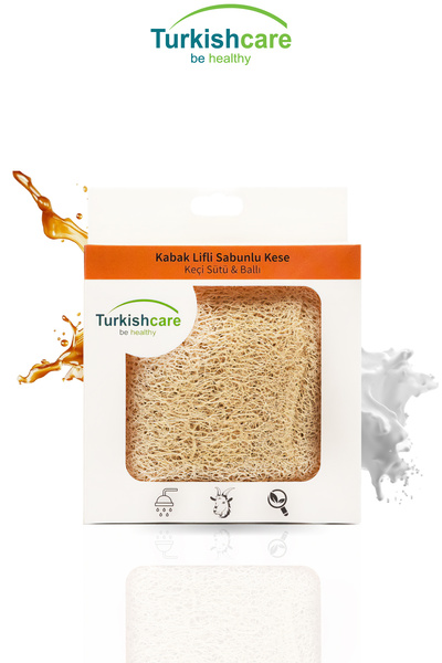 Turkishcare Keçi Sütlü Ballı Keseli Sabun