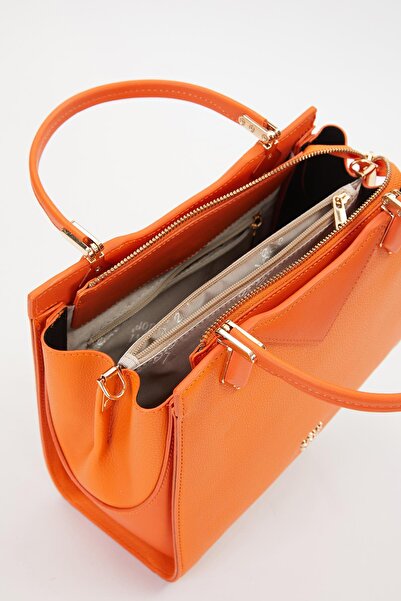 Levidor Orange Double Hidden Eyelet Handbag