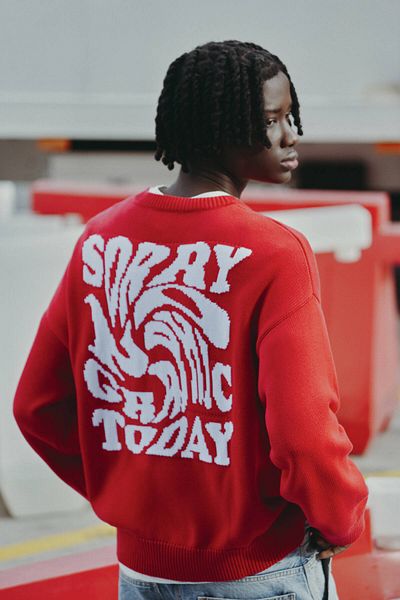 Pull & Bear STWD jumper with back graphic