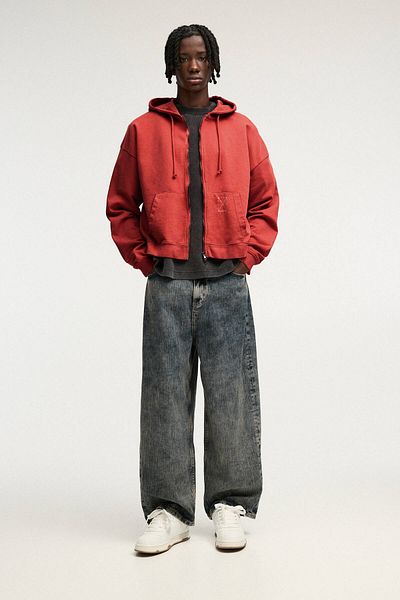 Pull & Bear Washed hoodie