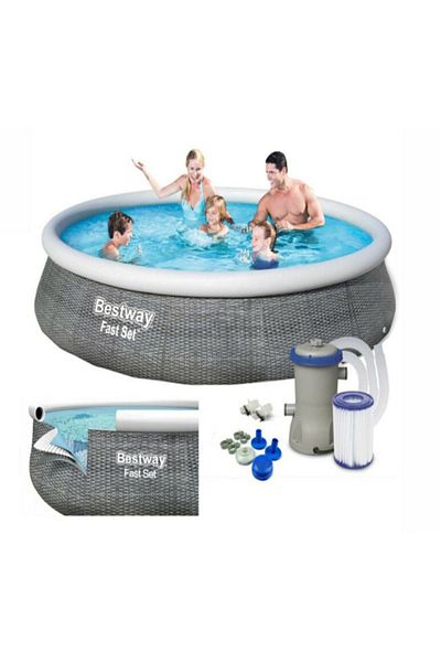 BESTWAY Fast Pool Set+Filter Pump 396 X 84Cm 26-57376