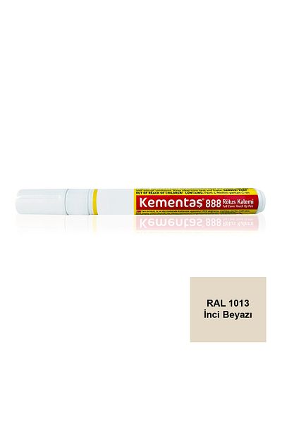 Kementaş RAL 1013 Pearl White Full Coverage Touch Up Pen Full Coverage Touch Up Pens