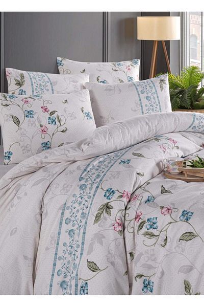 Nevresim Dünyası Ranforce Double Duvet Cover Set - Duvet Cover World Sare